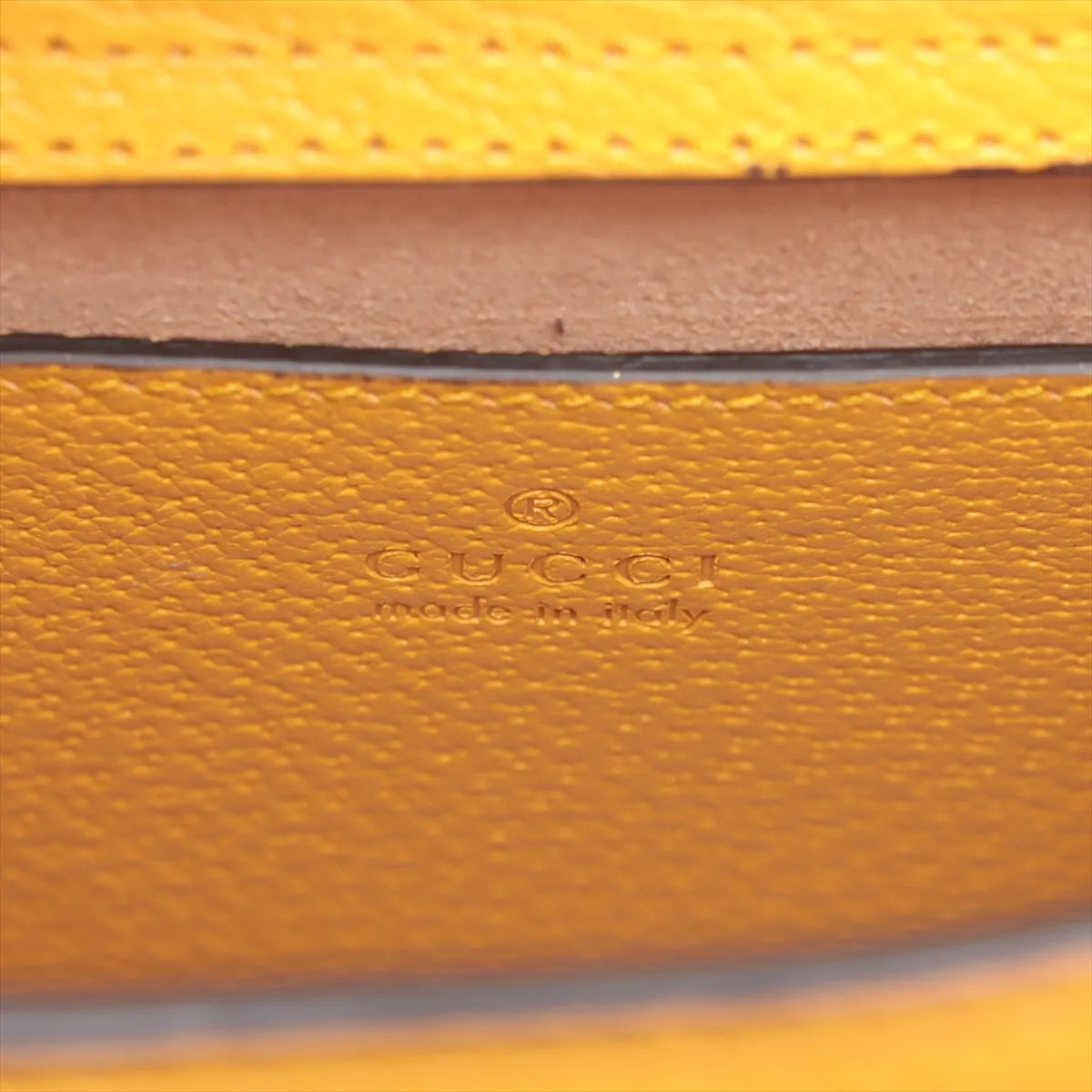 High Quality Buy Second Hand Gucci GG Logo Bamboo Diana Leather Small Tote Bag Yellow