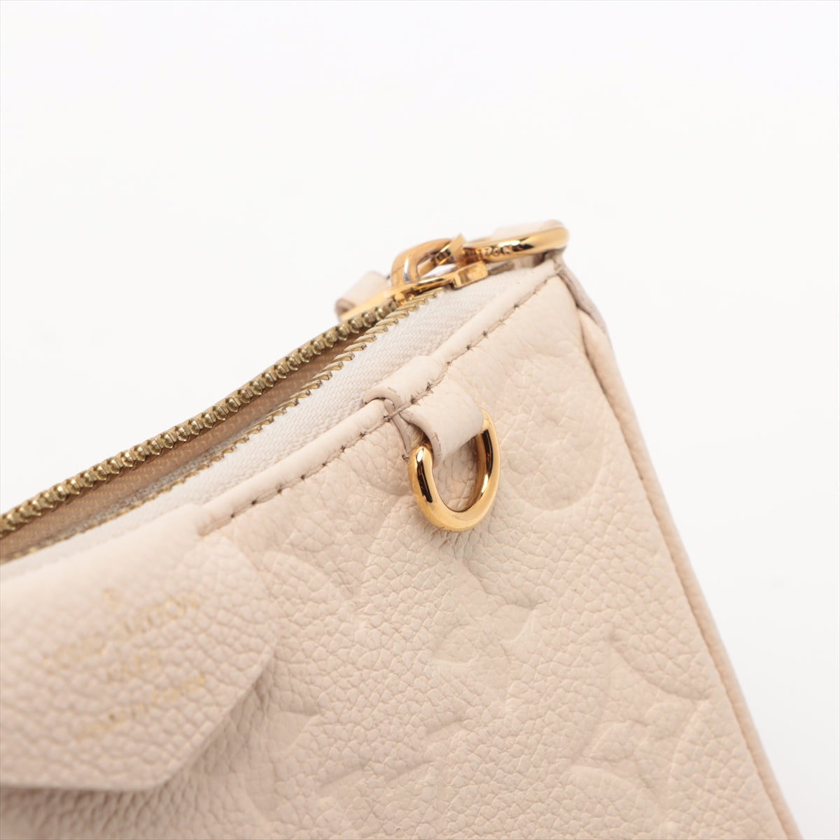 High Quality Louis Vuitton Monogram Empreinte Easy Pouch On Strap Creme 