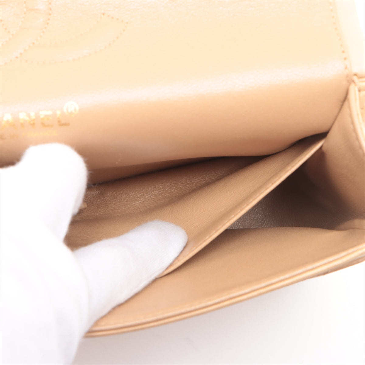 Chanel CC Logo Matelasse 25 Lambskin Double Flap Double Chain Bag Beige * PREORDER *