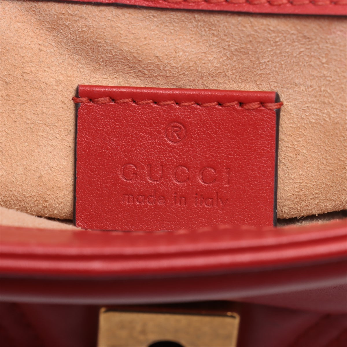 Gucci GG Marmont Leather Two-Way Shoulder Bag Red * PREORDER *