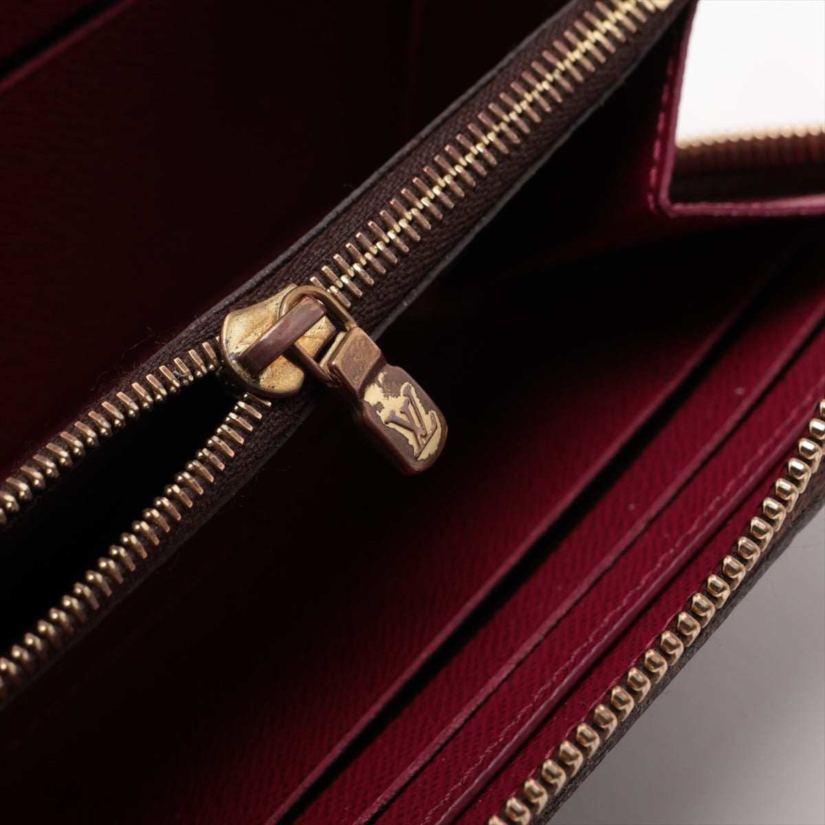 Louis Vuitton Monogram Clemence Long Wallet Fuchsia