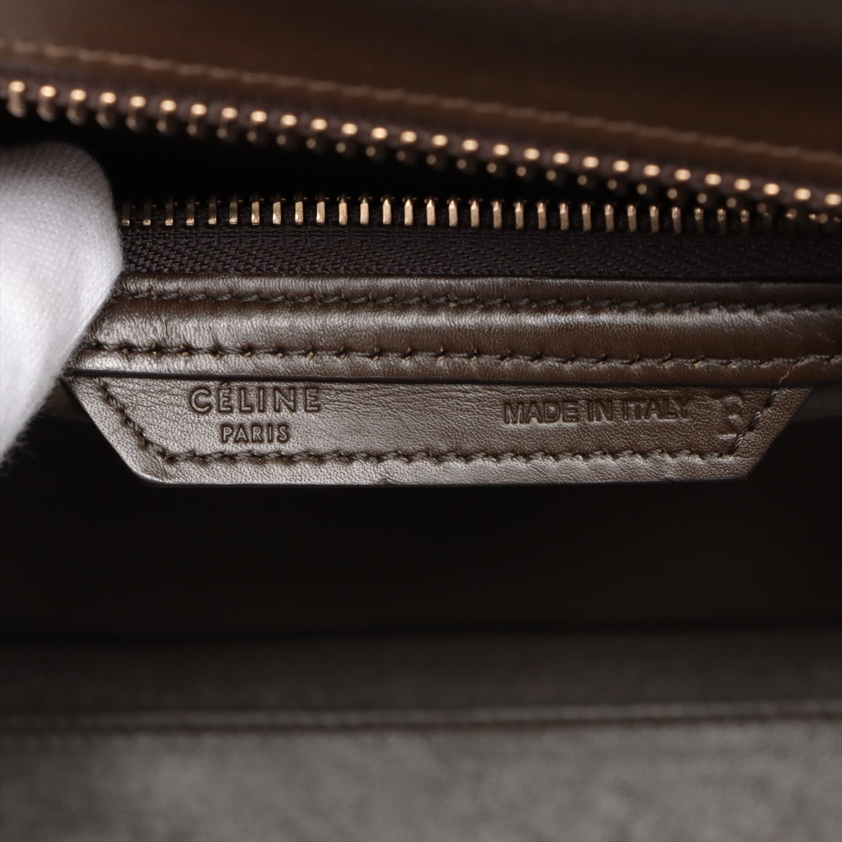 Celine Luggage Micro Shopper Handbag Brown x Beige * PREORDER *