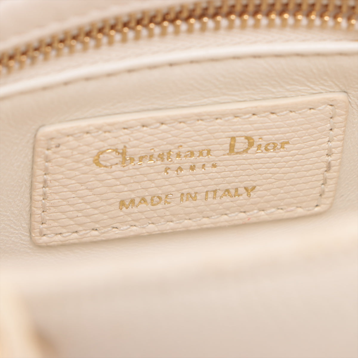 Christian Dior Lady Dior Mini Lizard Two-Way Handbag Ivory * PREORDER *