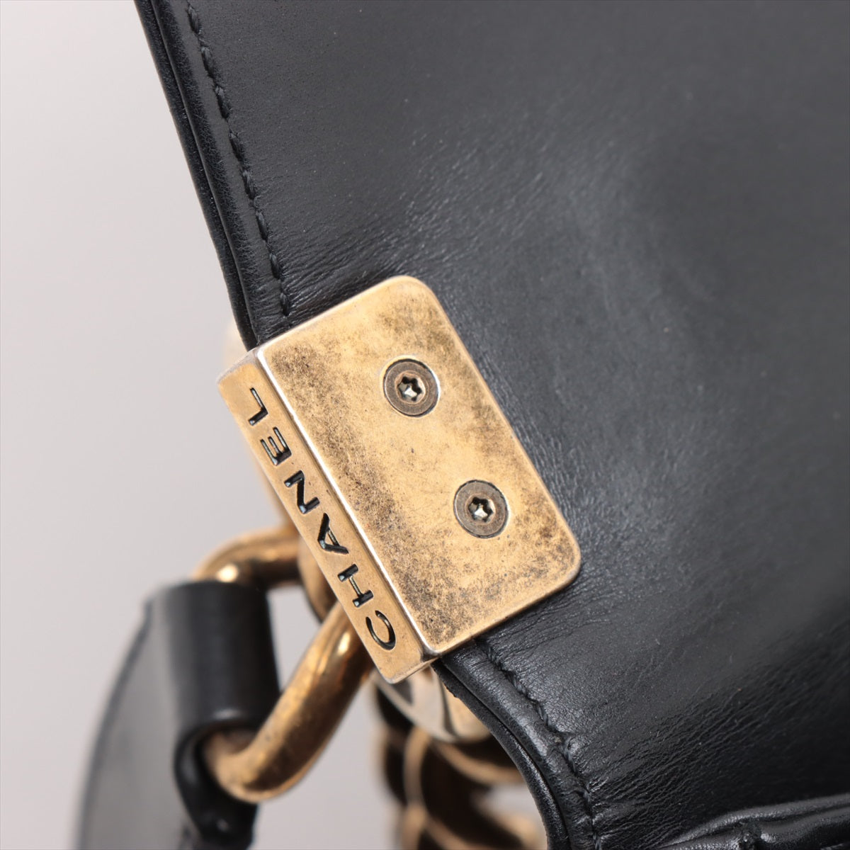 Chanel Boy Large Lambskin Chain Shoulder Bag Black * PREORDER *