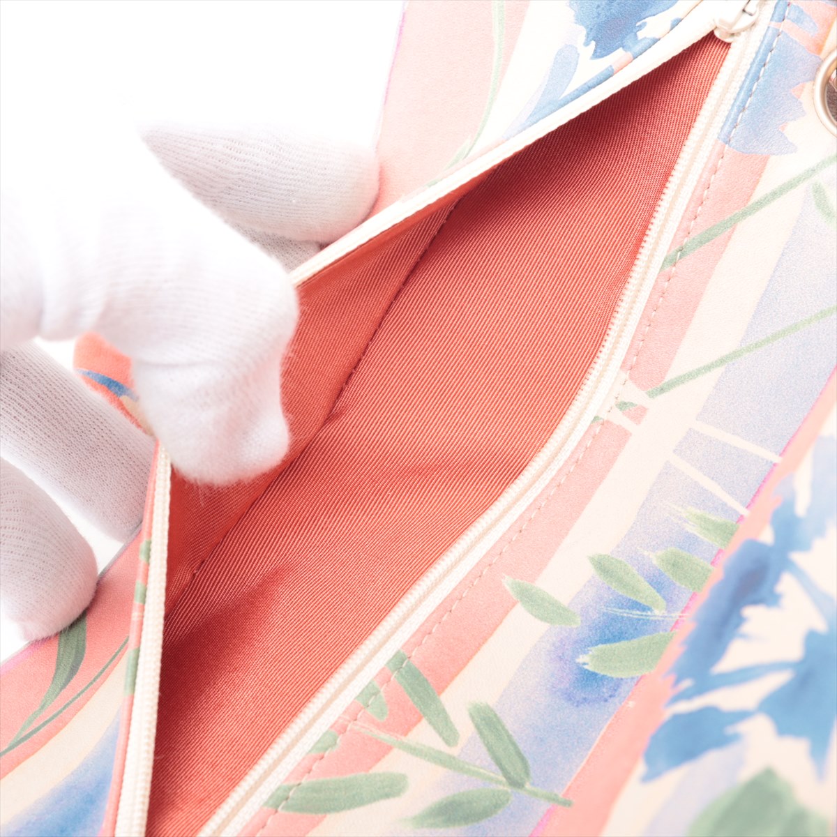 Chanel CC Logo Multicolor Watercolor Floral Matelasse Lambskin Double Flap Double Chain Bag Pink * PREORDER *