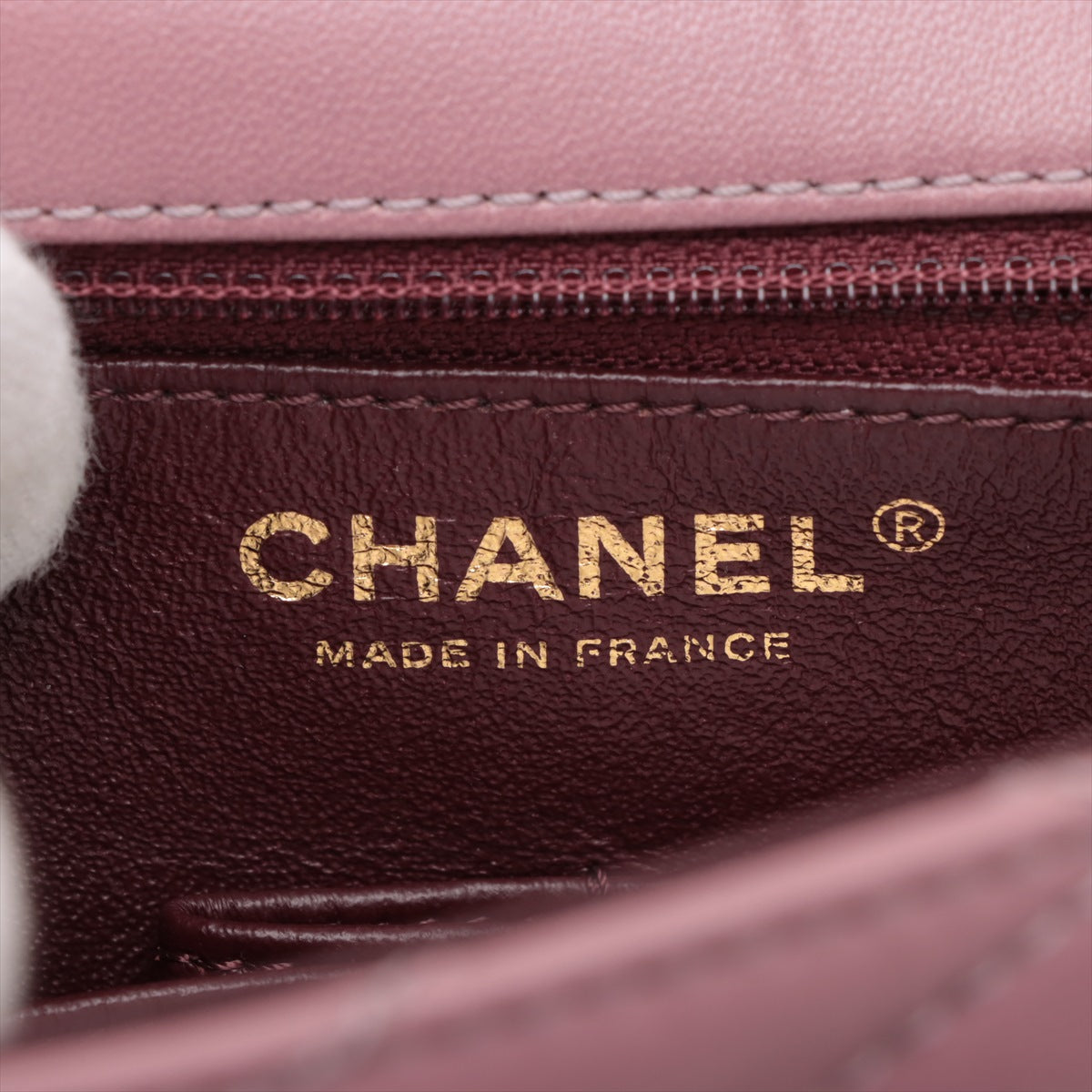 Chanel CC Logo Scallop Lambskin Single Flap Double Chain Bag Old Rose * PREORDER *