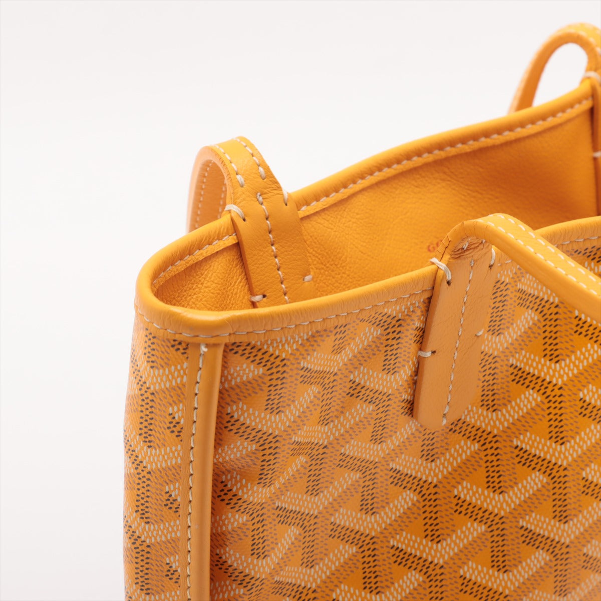 Luxury Goyard Anjou Mini Tote Bag Yellow
