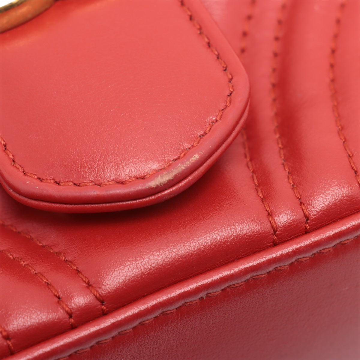 Gucci GG Marmont Leather Two-Way Shoulder Bag Red * PREORDER *