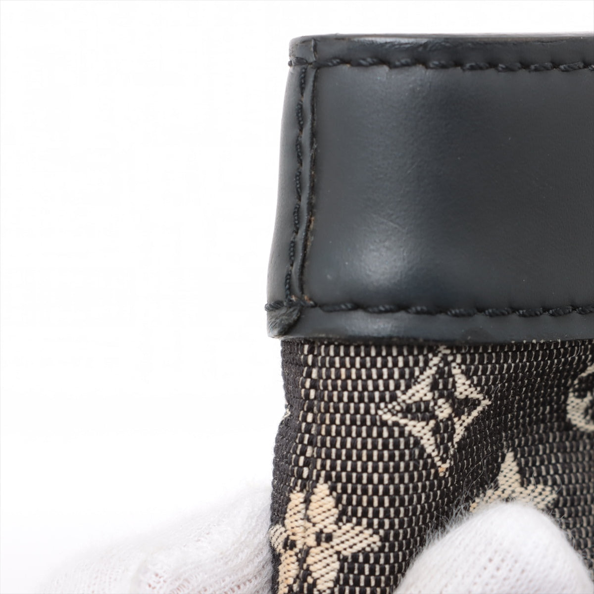 Luxury Buy Second Hand Louis Vuitton Monogram Mini Lin Lucille PM Black