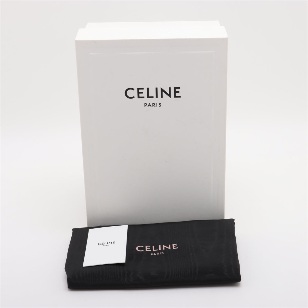 Preloved Celine Teen Triomphe Leather Shoulder Bag Blue