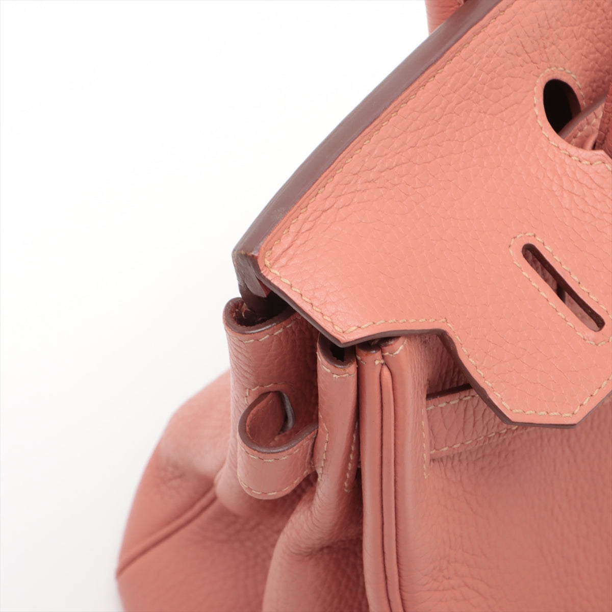 Premium Hermes Birkin 30 Taurillon Clemence Handbag Rosy