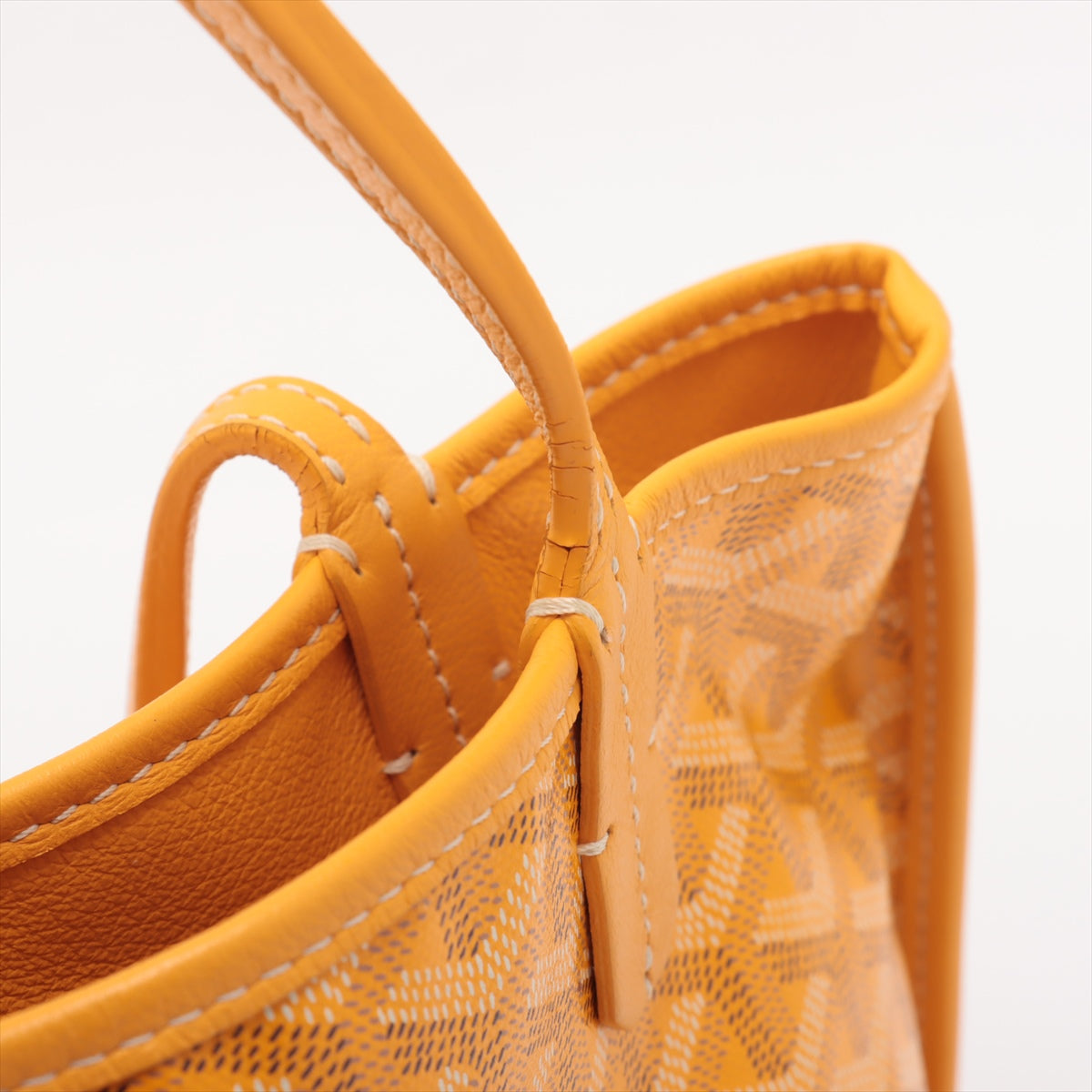 Premium Goyard Anjou Mini Tote Bag Yellow