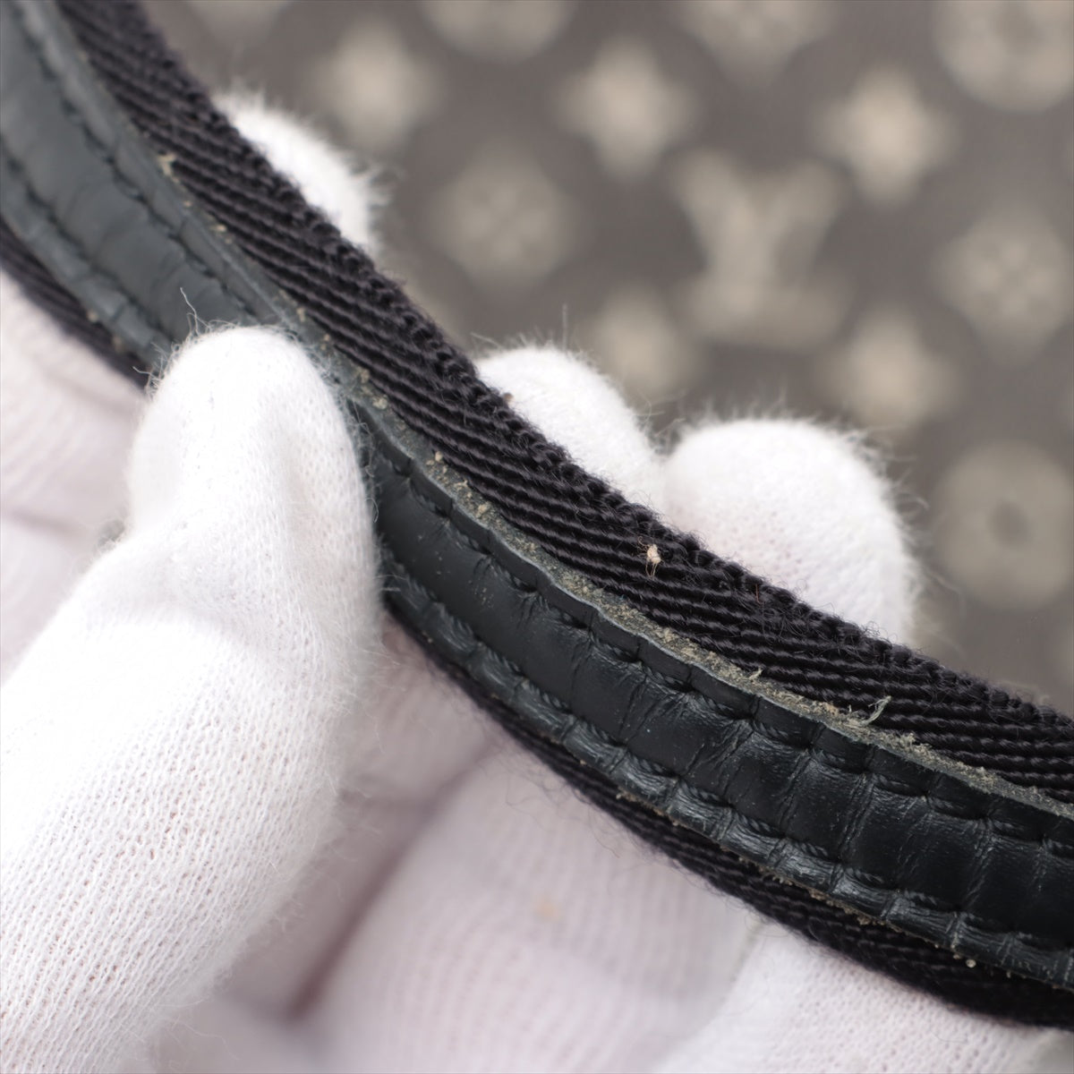 Premium Buy Second Hand Louis Vuitton Monogram Mini Lin Lucille PM Black