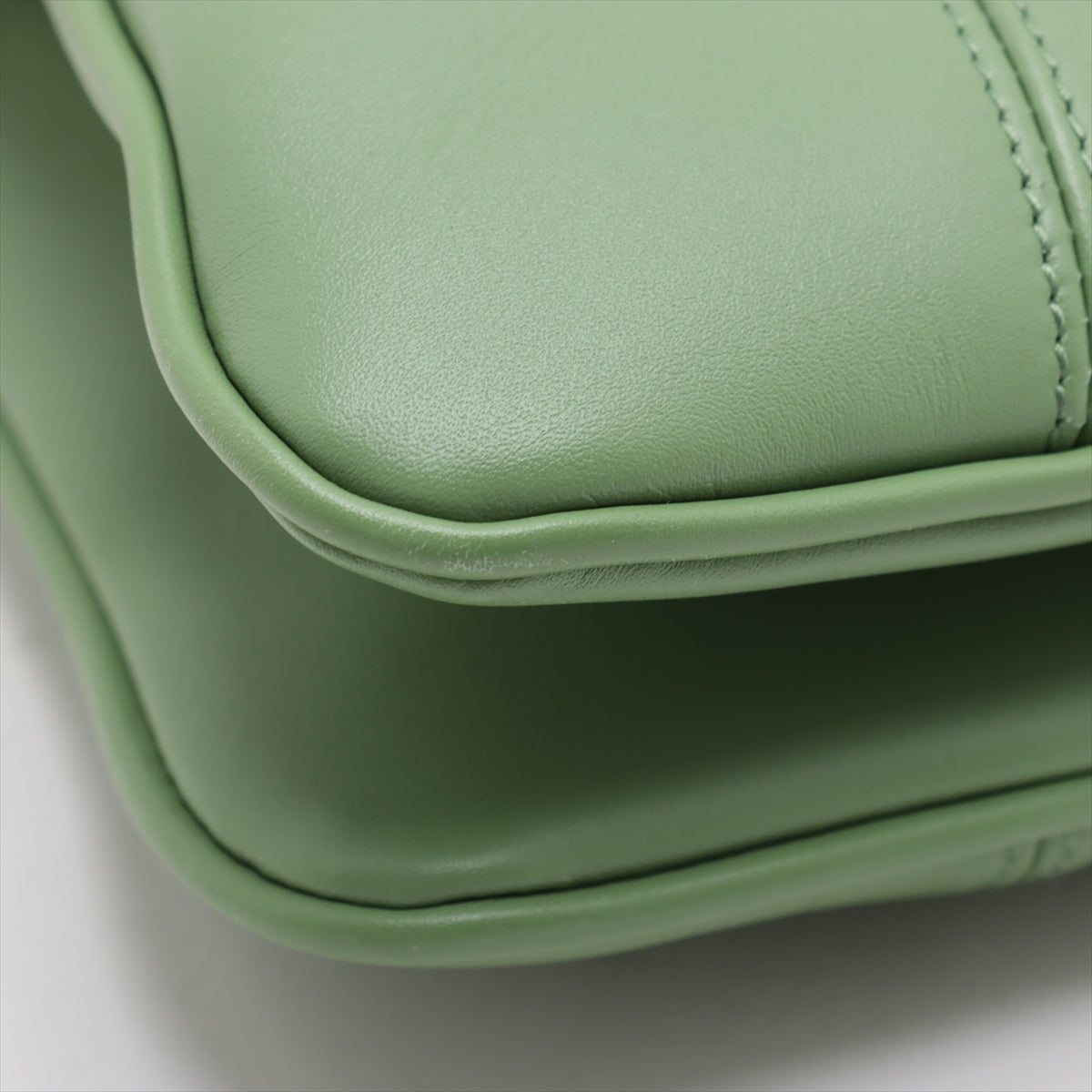 Preloved Gucci Petite GG Small Tote Bag Light Green