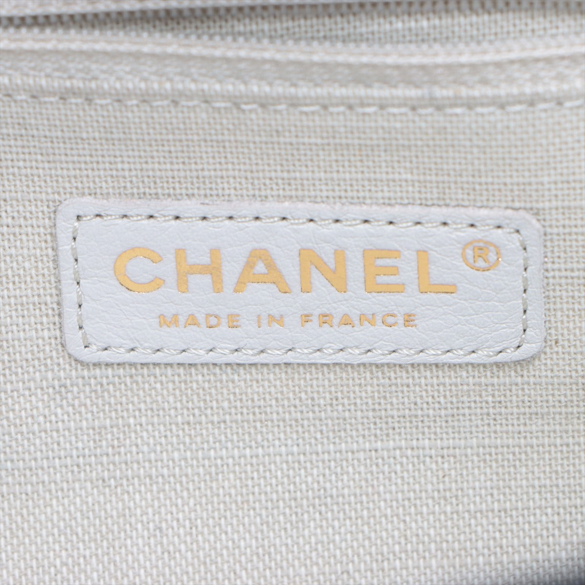 Chanel Deauville MM Canvas Chain Two-Way Tote Bag Navy Blue * PREORDER *
