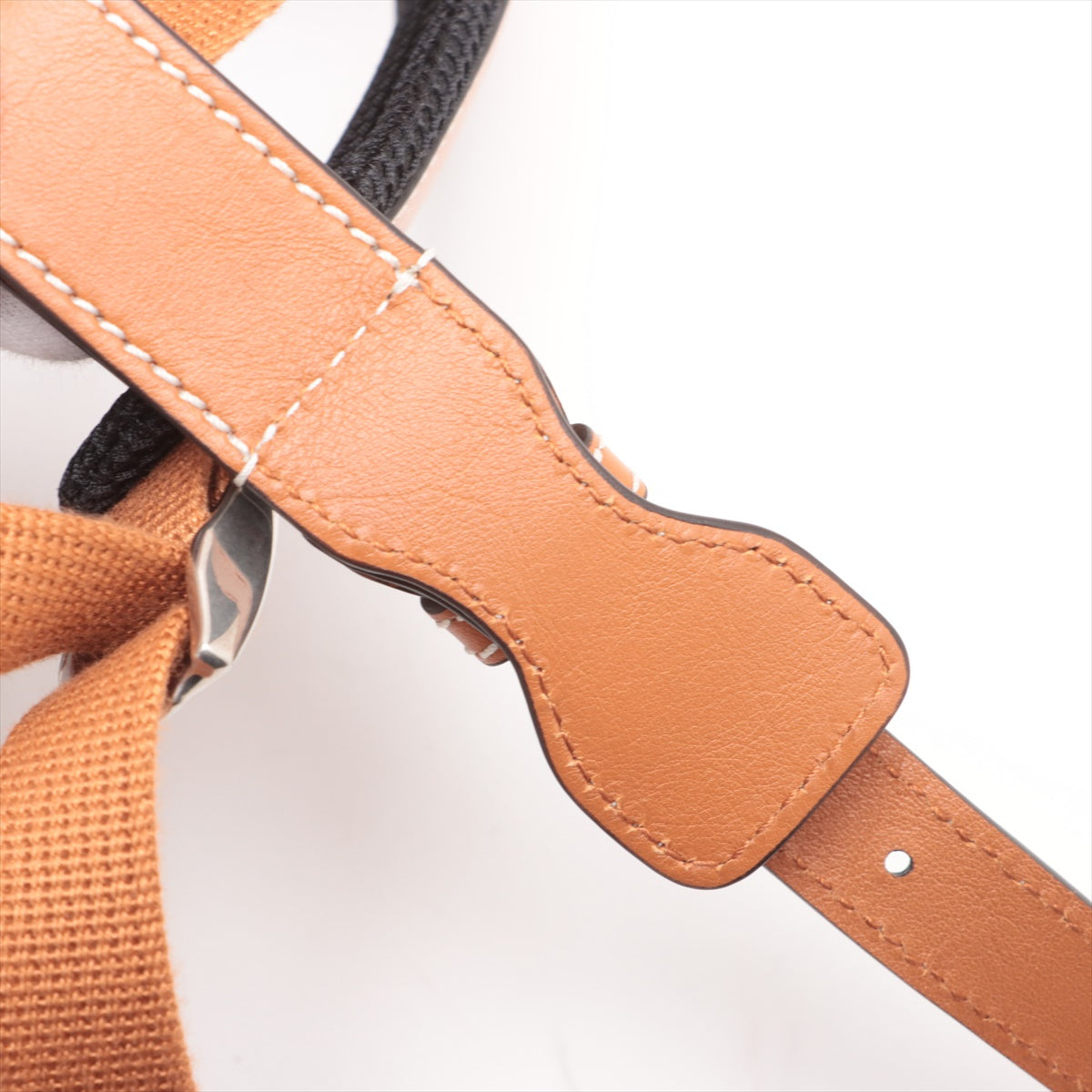 Gucci x Dans Levert Collab Rabbit Nylon and Leather Backpack Red x Brown