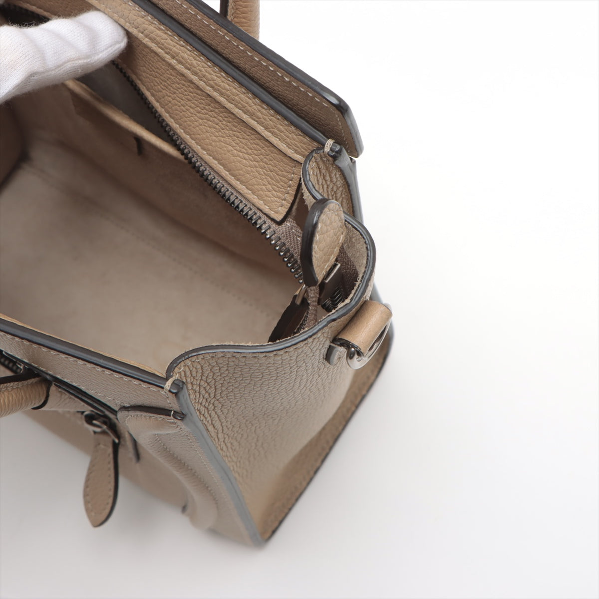 Celine Luggage Nano Leather Two-Way Shopper Handbag Beige * PREORDER *