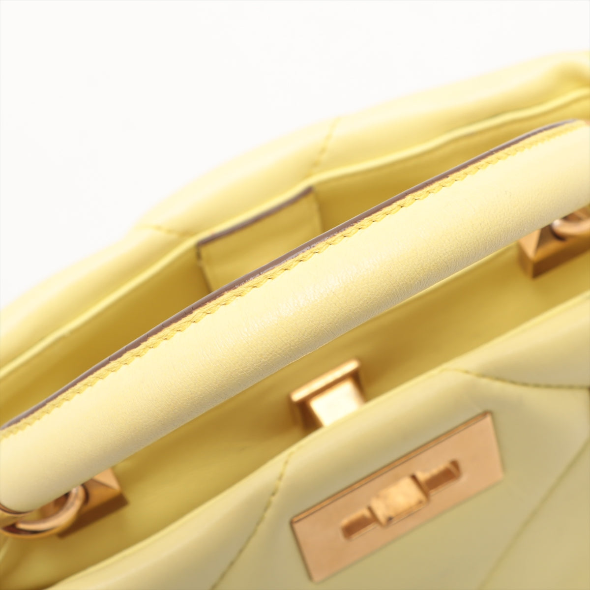 Valentino Garavani Roman Stud Leather Shoulder Bag Yellow * PREORDER *