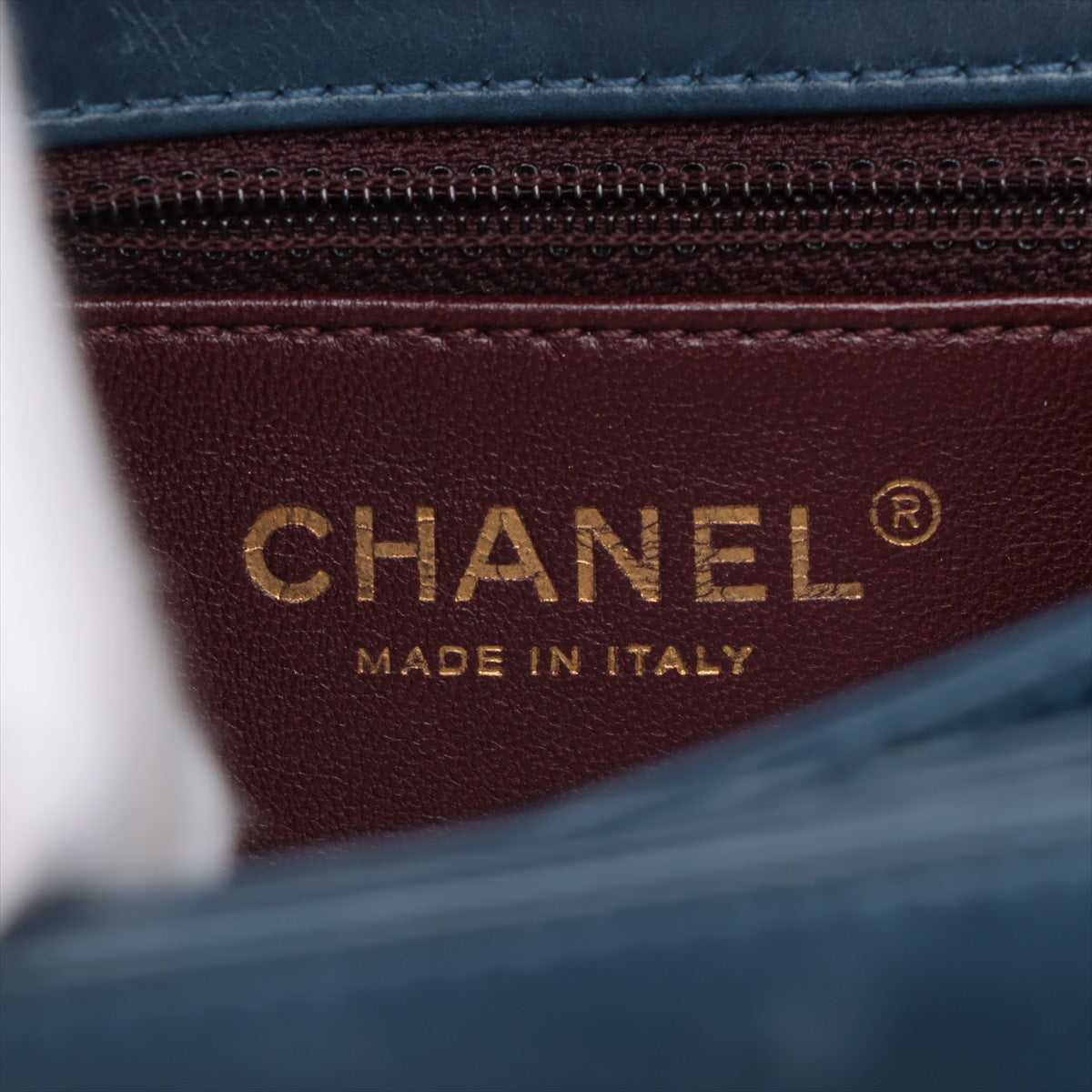 Chanel CC Logo Mini Matelasse Leather Chain Shoulder Bag Blue * PREORDER *