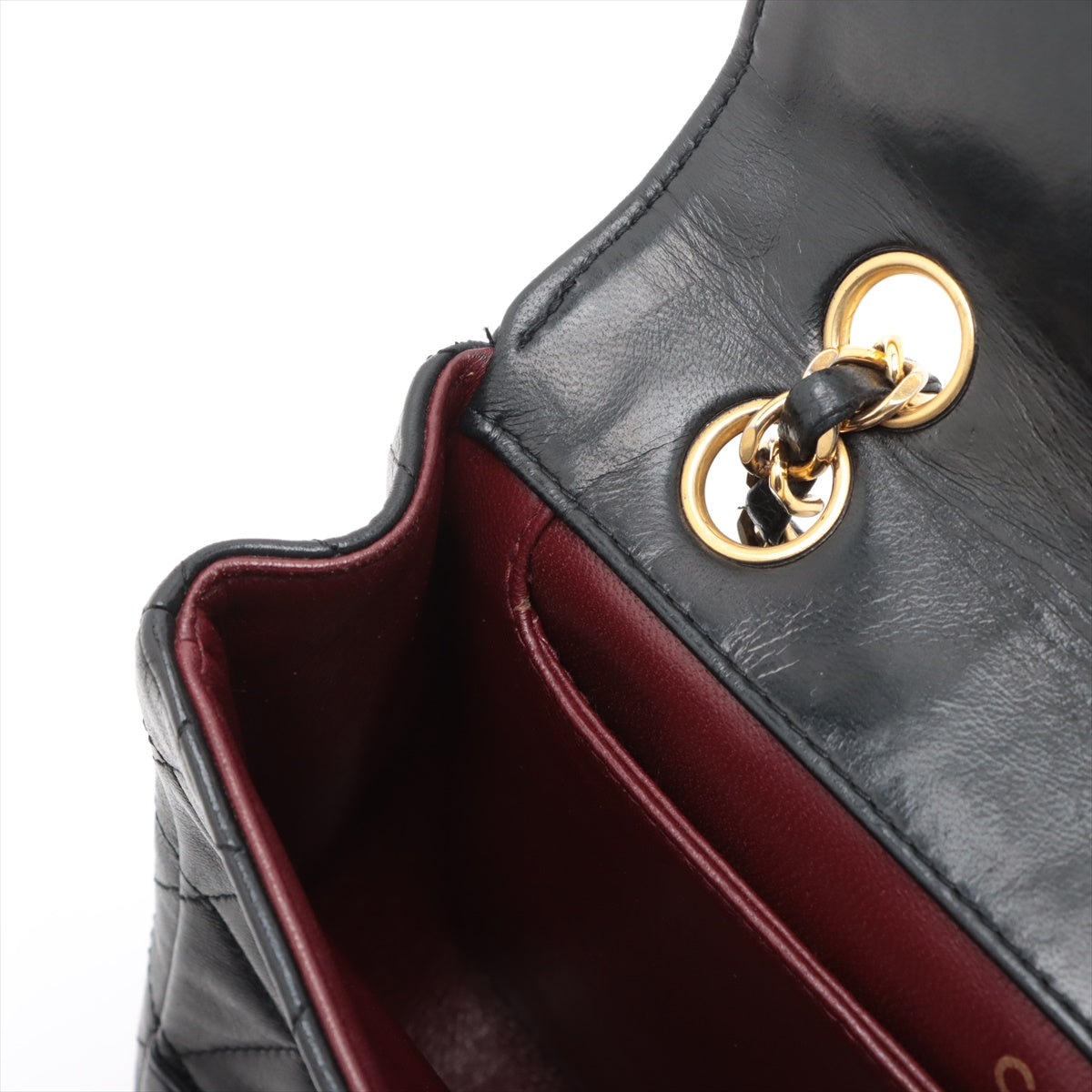 Chanel CC Logo Matelasse Lambskin Single Flap Double Chain Bag Black * PREORDER *