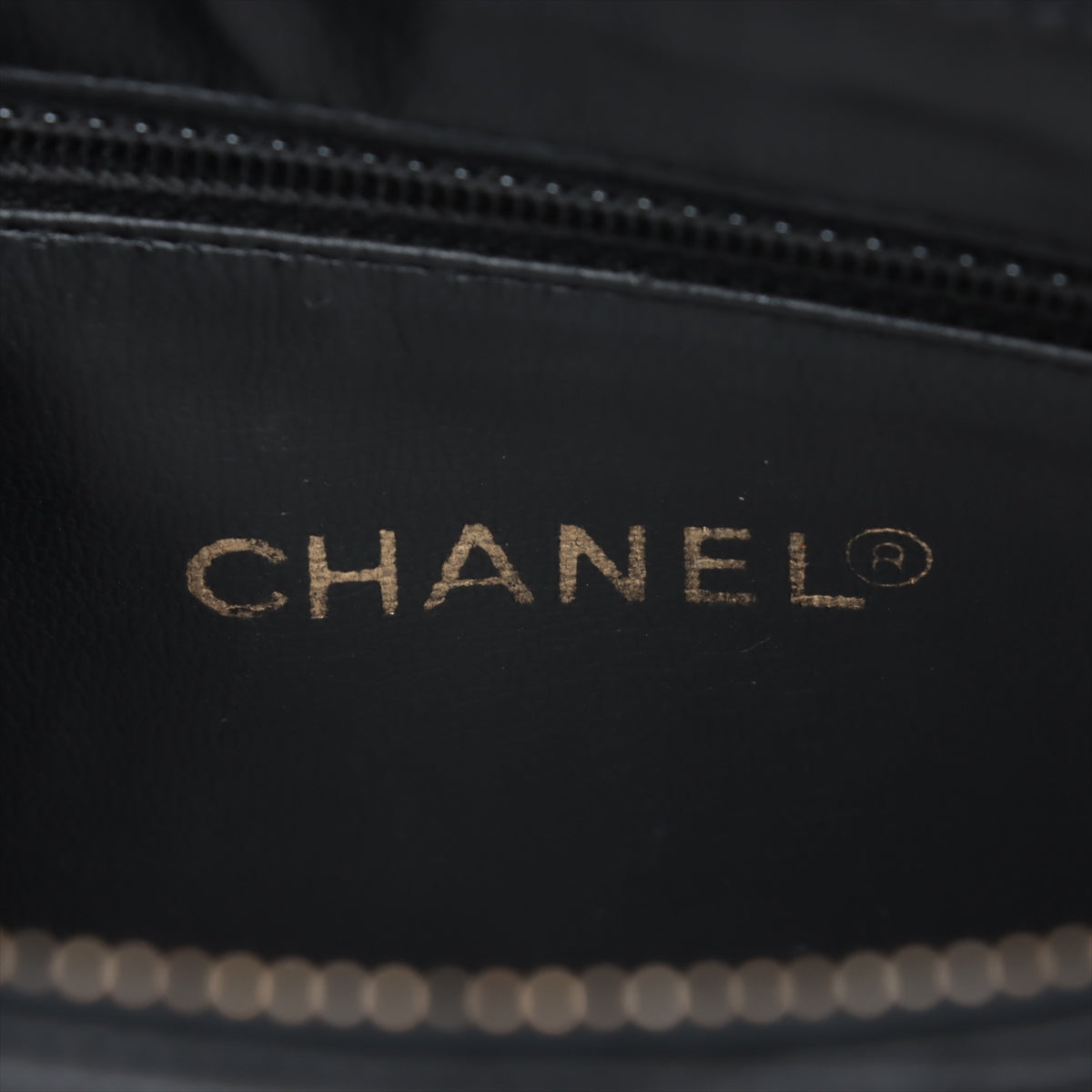 Chanel Vintage CC Logo Caviar Skin Pocket Chain Shoulder Tote Bag Black * PERORDER *