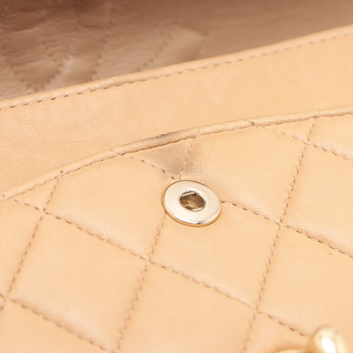 Chanel CC Logo Matelasse 25 Lambskin Double Flap Double Chain Bag Beige * PREORDER *