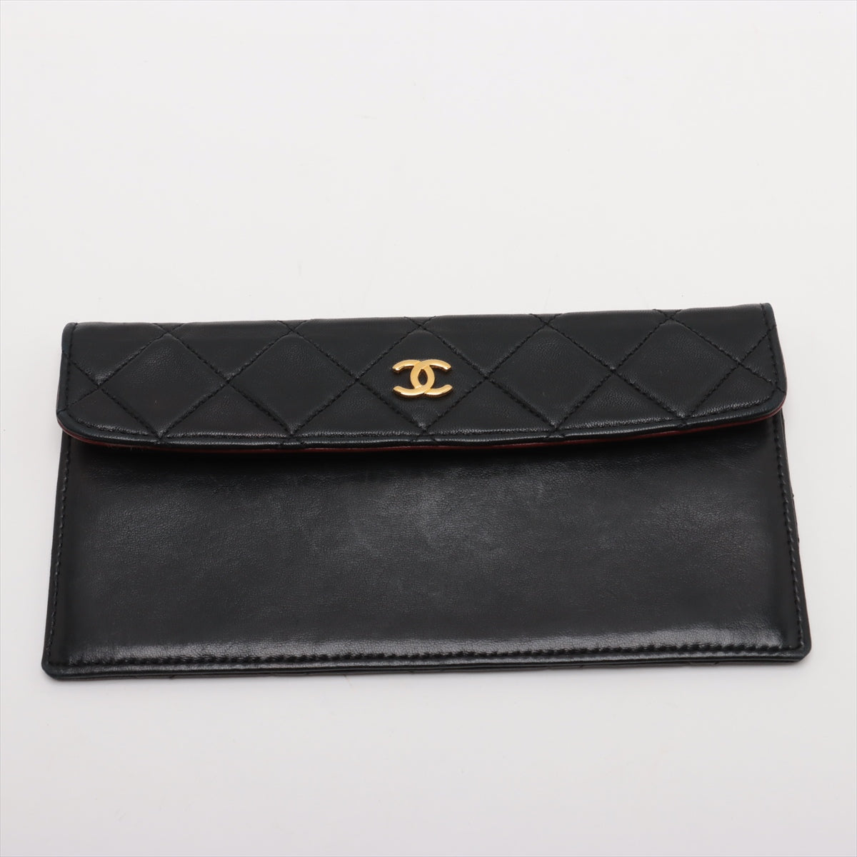 Chanel CC Logo Matelasse Lambskin Single Flap Double Chain Bag Black * PREORDER *