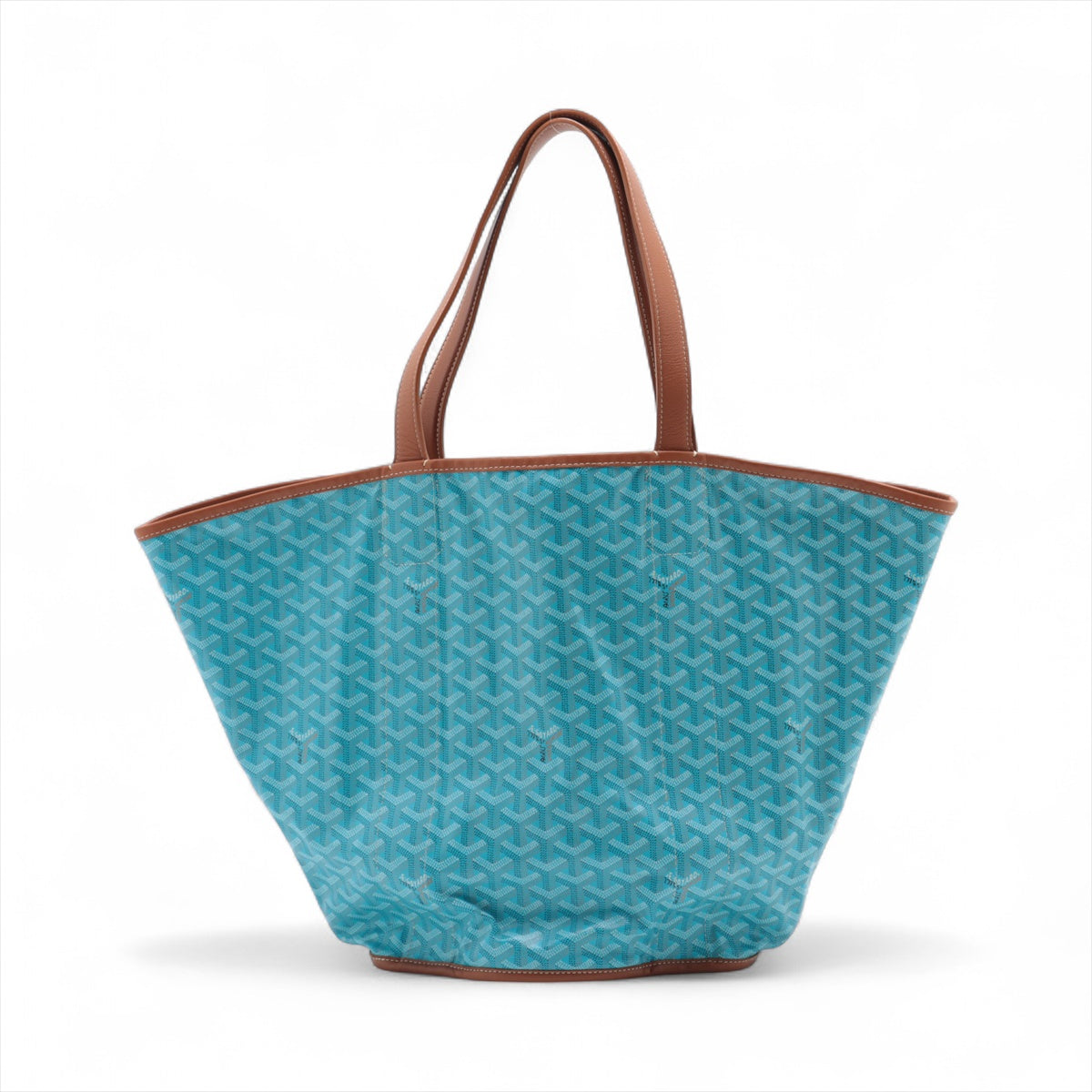 Goyard Belharra Tote Bag Turquoise & Tan * PREORDER *