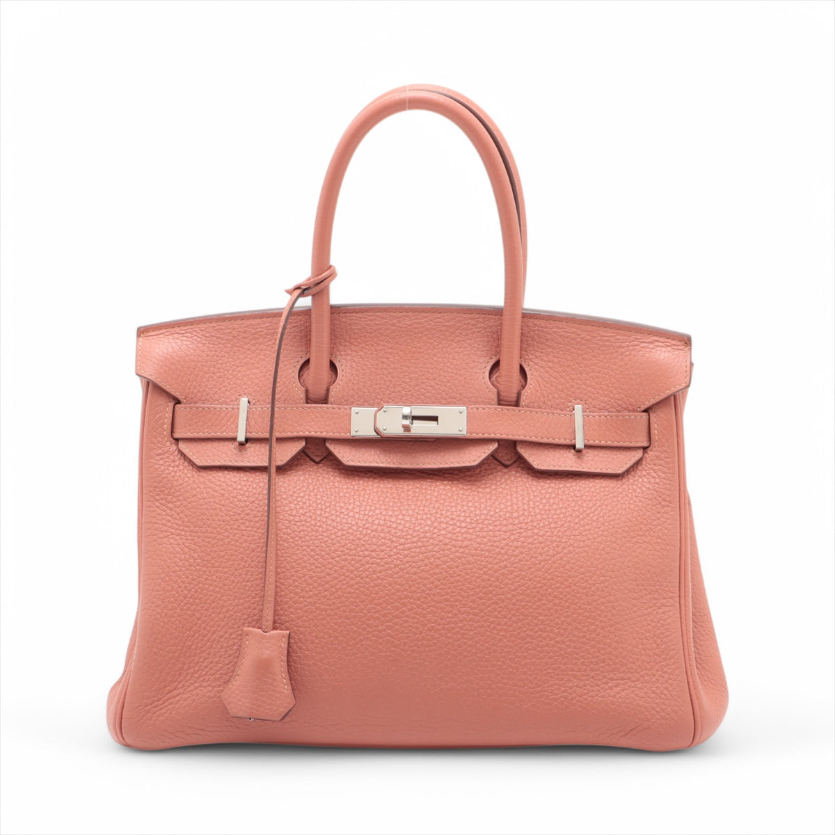 Best Hermes Birkin 30 Taurillon Clemence Handbag Rosy