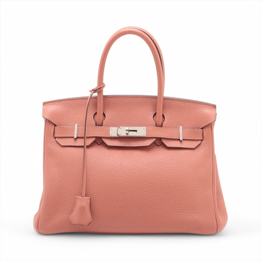 Best Hermes Birkin 30 Taurillon Clemence Handbag Rosy