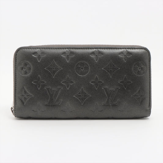 Louis Vuitton Monogram Emboss Zippy Wallet Black * PREORDER *