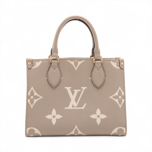 Louis Vuitton Bicolor Monogram Empreinte On the Go PM Dove x Cream * PREORDER *