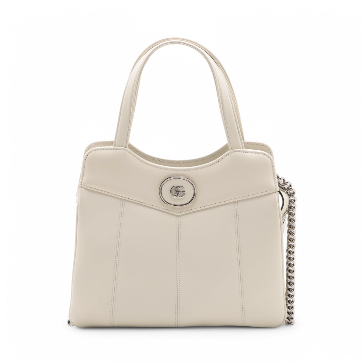 Best Gucci Petite GG Small Tote Bag White