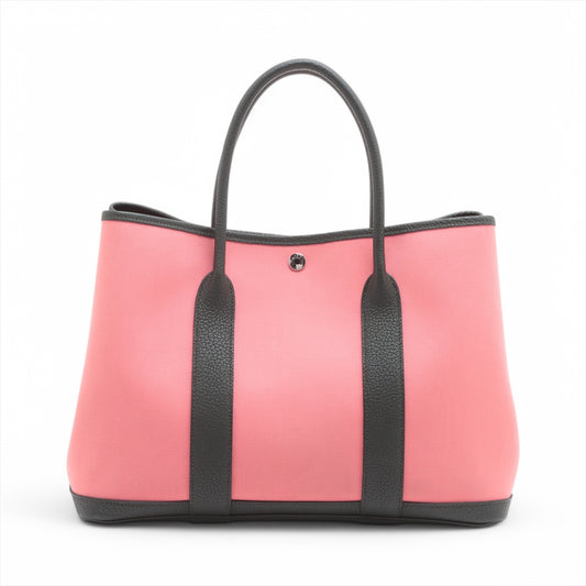 Hermès Garden Party 36 PM Rose Toile Officier × Negonda Rose Azalee x Black * PREORDER *
