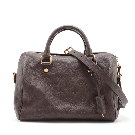 Louis Vuitton Monogram Empreinte Speedy 25 Brown