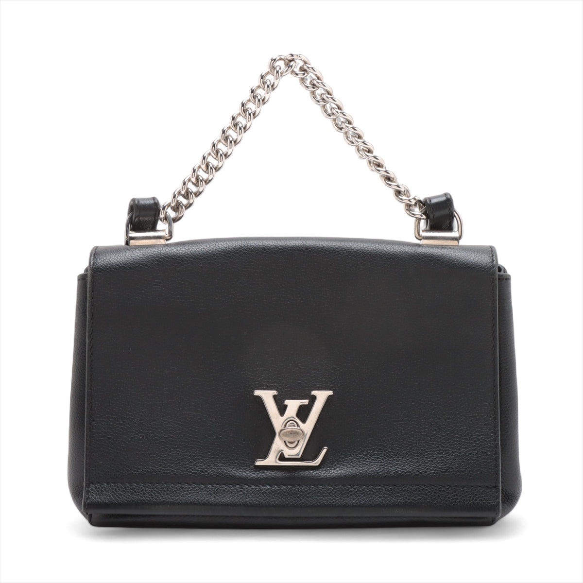 Louis Vuitton LV Logo Lockme II BB Shoulder Bag Black
