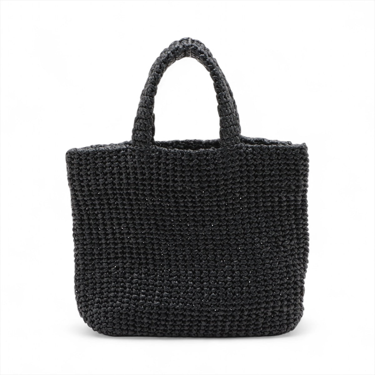 Prada Raffia Crochet Handbag Black * PREORDER *