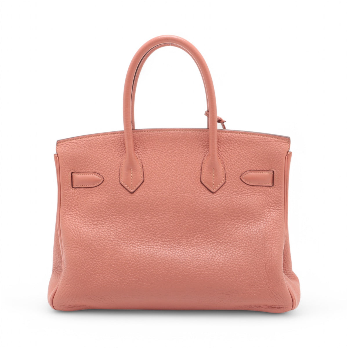 #1 Hermes Birkin 30 Taurillon Clemence Handbag Rosy