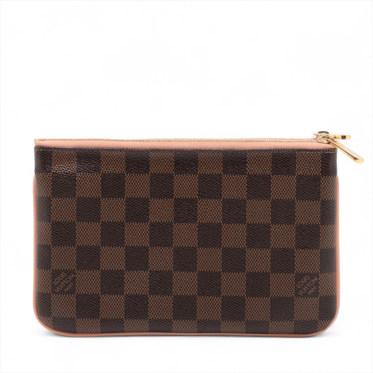 Louis Vuitton LV Logo Damier Double Zip Pochette Bag * PREORDER *