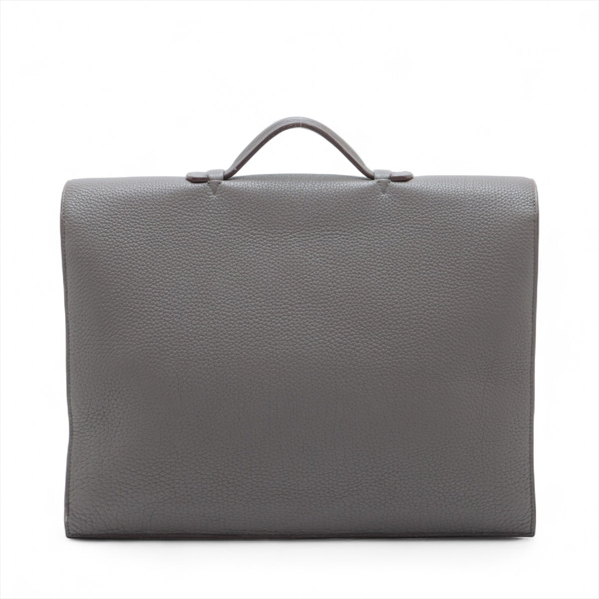 Hermès Sac Depeche 38 Taurillon Clemence Handbag Etain * PREORDER *