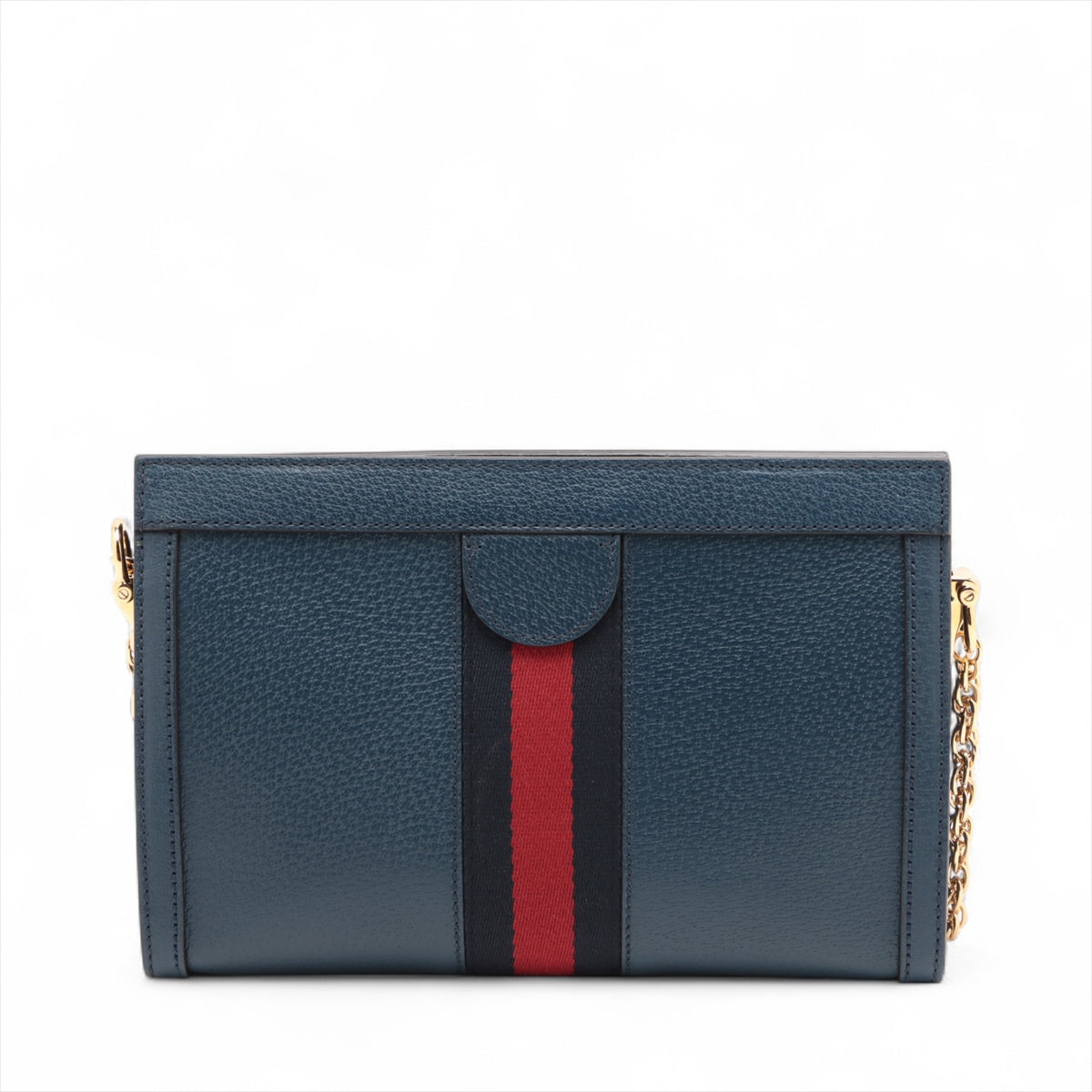Gucci GG Logo Ophidia Chain Shoulder Bag Navy Blue * PREORDER *