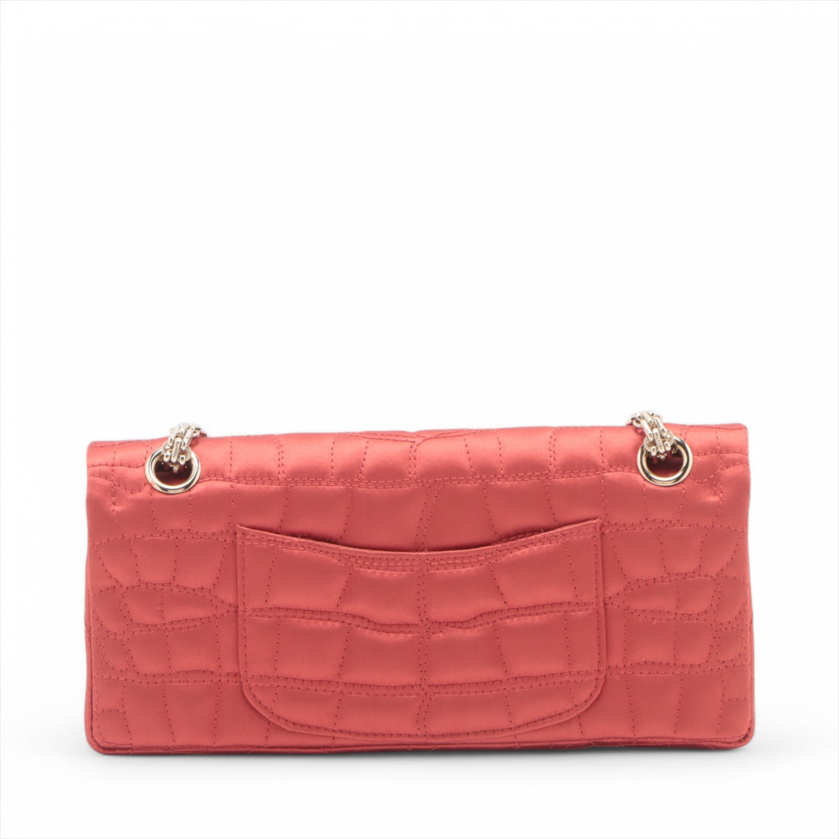 Chanel 2.55 Nylon Double Flap Double Chain Shoulder Bag Red * PREORDER *