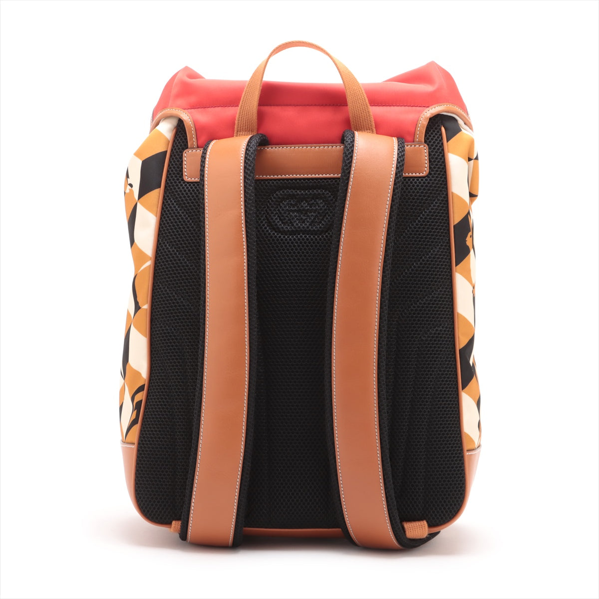 Gucci x Dans Levert Collab Rabbit Nylon and Leather Backpack Red x Brown