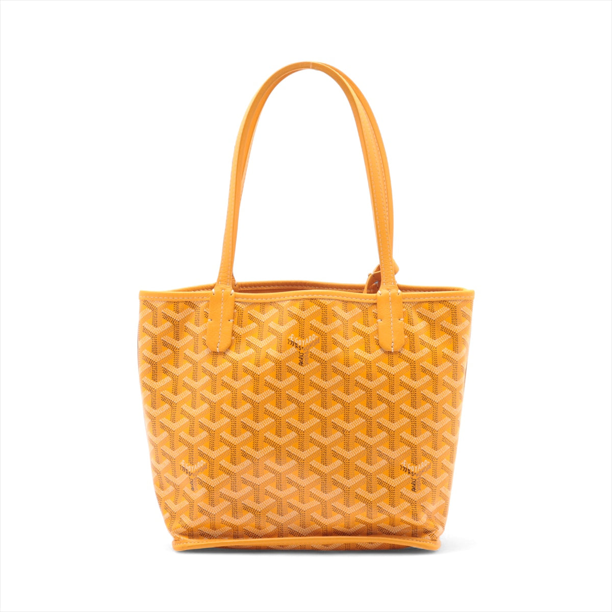 #1 Goyard Anjou Mini Tote Bag Yellow