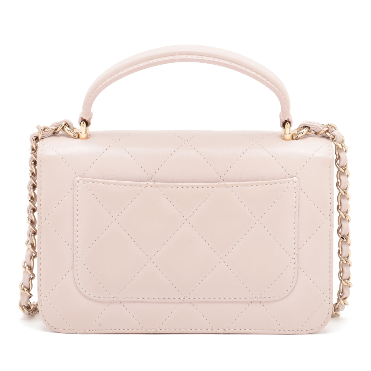 Chanel CC Logo Matelasse Lambskin Two-Way Chain Shoulder Bag Pink * PREORDER *