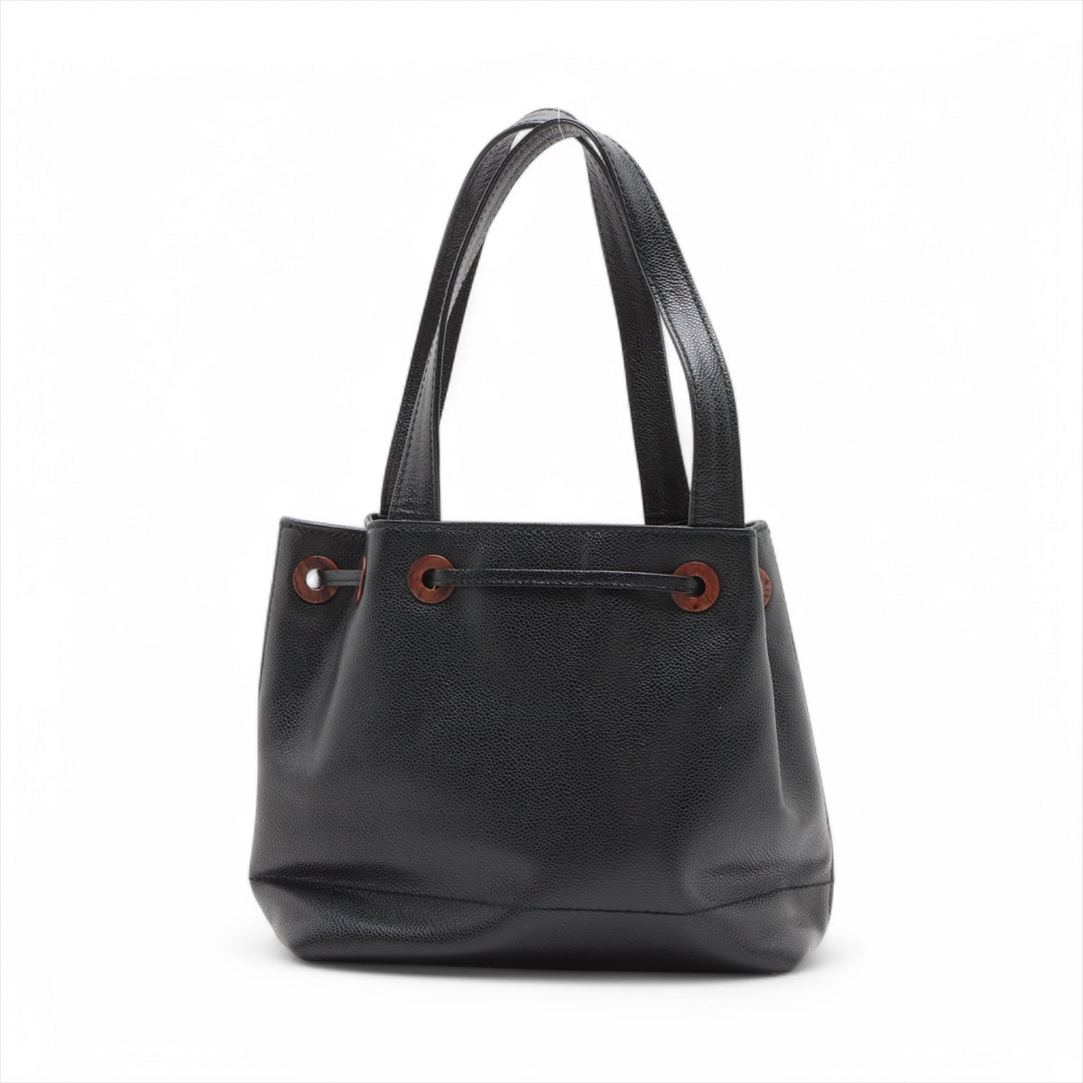 Chanel CC Logo Caviar Skin Drawstring Tote Bag Black * PREORDER *