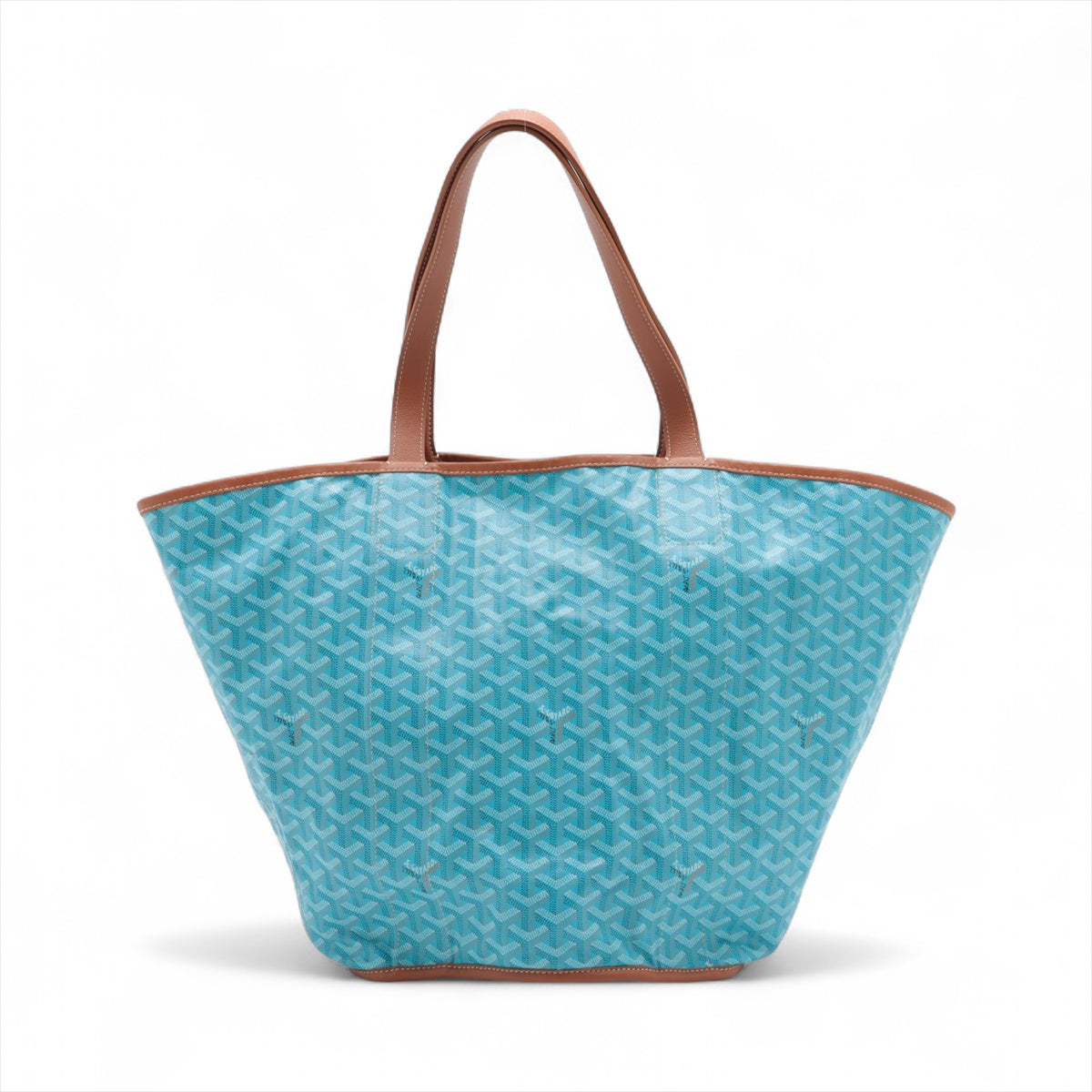 Goyard Belharra Tote Bag Turquoise & Tan * PREORDER *