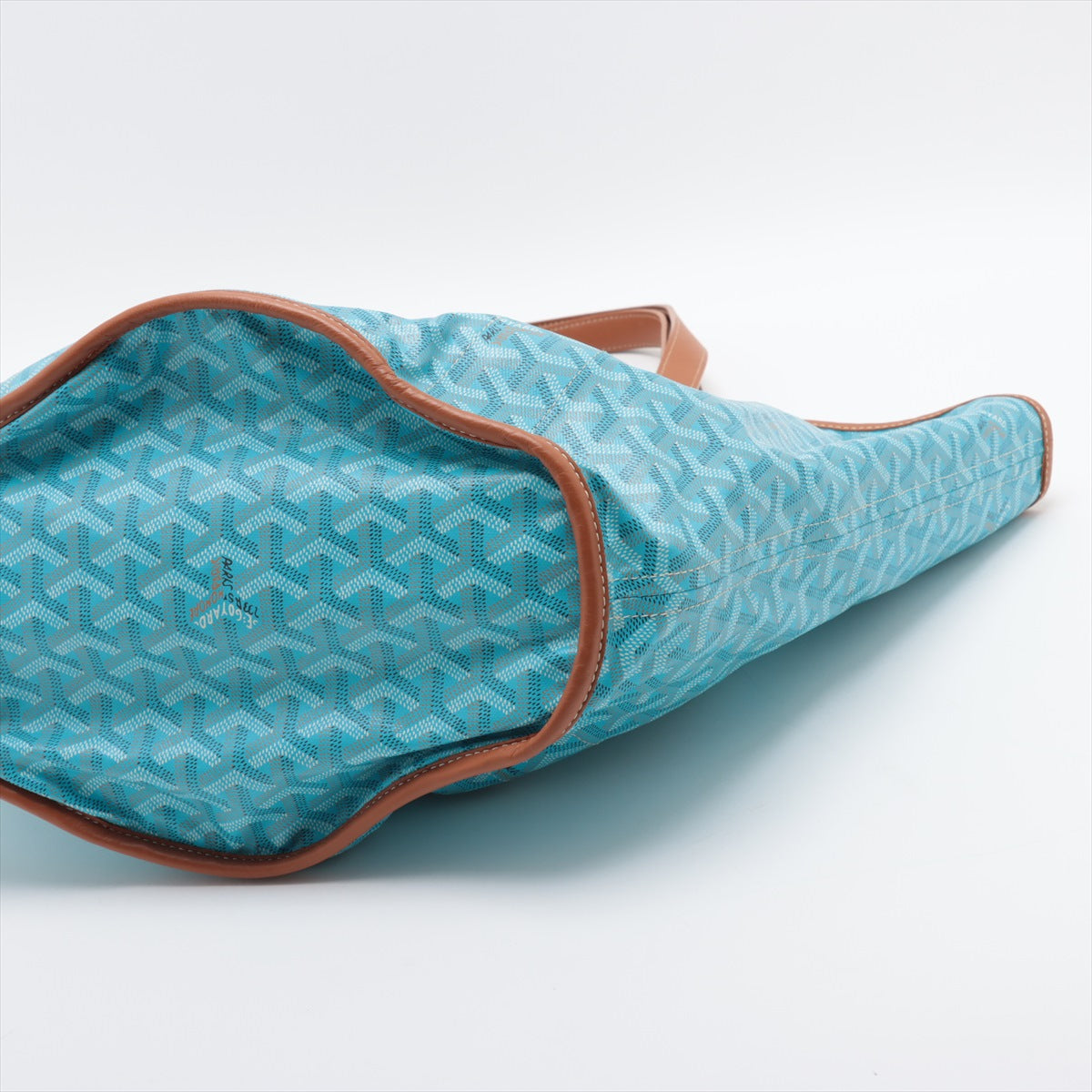 Goyard Belharra Tote Bag Turquoise & Tan * PREORDER *