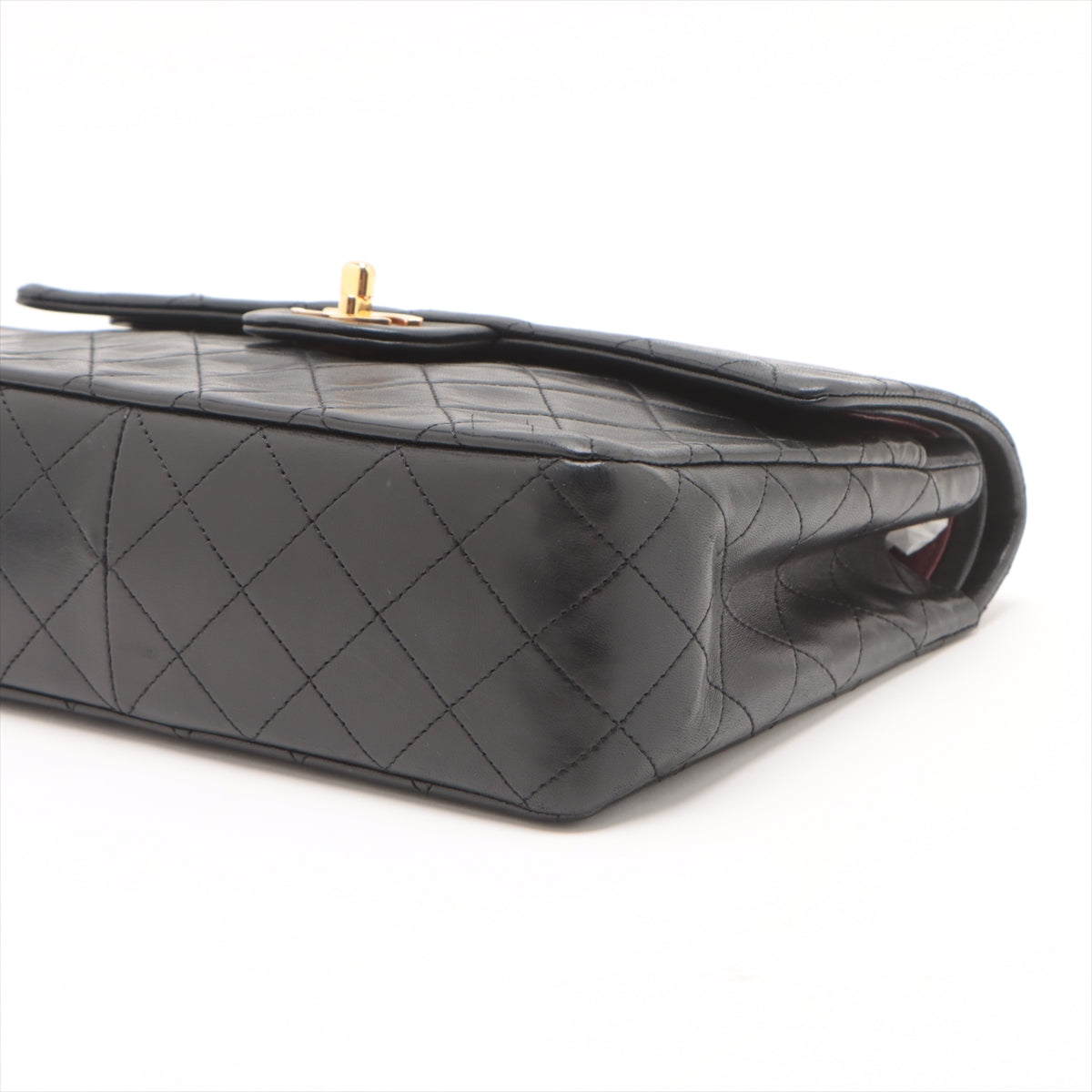 Chanel CC Logo Matelasse Lambskin Double Flap Double Chain Bag Black * PREORDER *