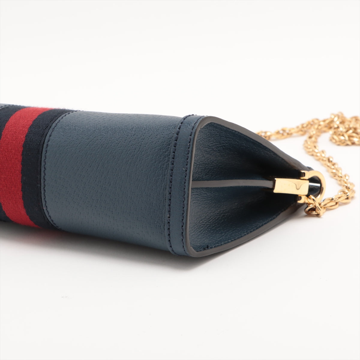 Gucci GG Logo Ophidia Chain Shoulder Bag Navy Blue * PREORDER *